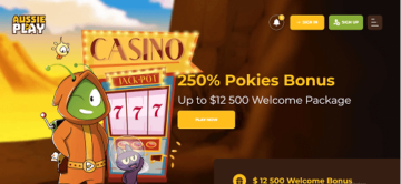 aussie play casino rating